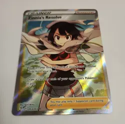 Pokemon TCG Zinnia's Resolve Holo Card Evolving Skies 203/203 NEVER PLAYED NM - Image 4