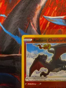 Radiant Charizard Pokemon TCG Basic 2023 English Card 020/159 - Image 2