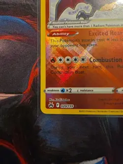 Radiant Charizard Pokemon TCG Basic 2023 English Card 020/159 - Image 4