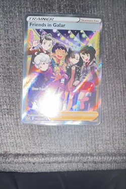 Friends in Galar TG23/TG30 Full Art Trainer Holo Pokemon Card NM - Image 1