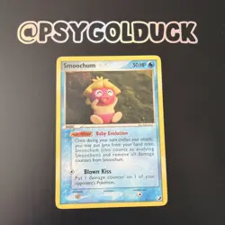 Pokemon Card - Smoochum 31/115 EX Unseen Forces Yuka Morii Non Holo Rare LP B3 - Image 1