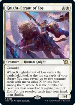 ~ Knight-Errant of Eos ~ NM Foil ~ March of the Machine ~ MTG ~ - Image 1