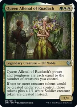~ Queen Allenal of Ruadach ~ NM Foil ~ Dominaria United ~ MTG ~ - Image 1