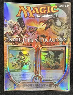 Magic the Gathering MTG Knights vs Dragons Factory Sealed Duel Deck 2011 - Image 1