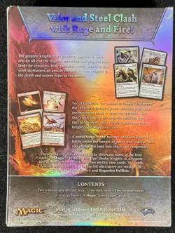 Magic the Gathering MTG Knights vs Dragons Factory Sealed Duel Deck 2011 - Image 4