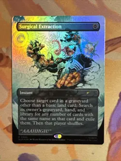Surgical Extraction (2003) (Rainbow Foil) Secret Lair Drop Foil - Image 1