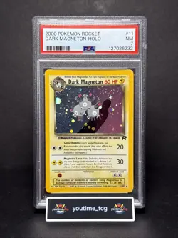 2000 Pokemon Rocket Dark Magneton-Holo #11 PSA 7 - Image 1