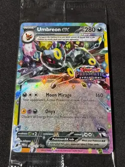Umbreon Ex Stamped Pokemon Prismatic Evolutions Promo Surprise Box 60/131 Sealed - Image 1