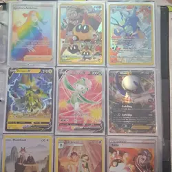 Pokemon TCG Binder Collection Mixed Lot Pikachu Mew GX EX V Foil Holo Cards - Image 2