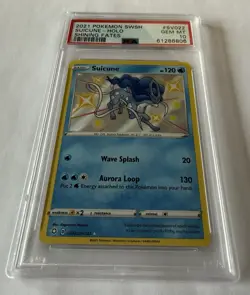 2021 POKEMON SWORD & SHIELD SHINING FATES #SV022 SUICUNE-HOLO PSA 10 - Image 2