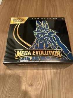 Pokemon TCG Mega Evolution Lucario Elite Trainer Box ETB New Factory Sealed - Image 1