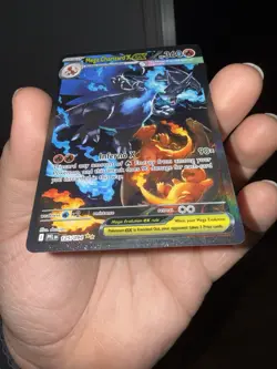 Pokemon TCG Phantasmal Flames Mega Charizard X EX 125 SIR NM - Image 2