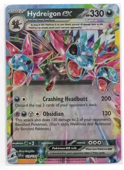 Pokemon Surging Sparks Hydreigon ex 119/191 Double Rare Near Mint - Image 1