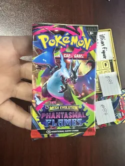 VERY HEAVY! BIG HITUUU22.50g &22.41g Phantasmal Flames Pokemon Booster Pk - Image 5