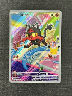 Litten - 044 044 Holo Promo ME: Mega Evolution Promo Pokemon NM - Image 1