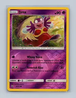 Jynx 38/73 Common Shining Legends Pokemon Reverse Holo Lightly Played - Image 1