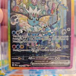 🔥🔥Vaporeon EX 149/131. Pokemon. Prismatic Evolutions NEAR MINT pack fresh 🔥🔥 - Image 5
