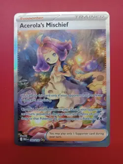 Acerola's Mischief 183/132 Me01: Mega Evolution Holo Pokemon Mint - Image 1