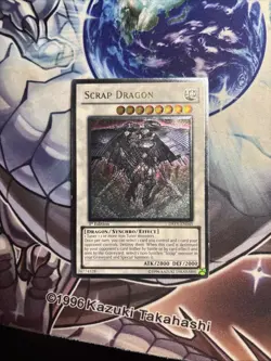 (HE) Yugioh Scrap Dragon DREV-EN043 Ultimate Rare 1st Ed LP/MP - Image 1