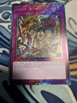 Yugioh Royal Oppression Platinum Secret Rare RA04-EN120 - Image 1