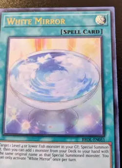 White Mirror BROL-EN051 1st Edition Ultra Rare Brothers Of Legend Yu-Gi-Oh! TCG - Image 3