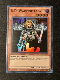 D.D. Warrior Lady - DCR-EN027 - Super Rare 25th Anniversary NM Yugioh - Image 1