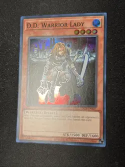 D.D. Warrior Lady - DCR-EN027 - Super Rare 25th Anniversary NM Yugioh - Image 2
