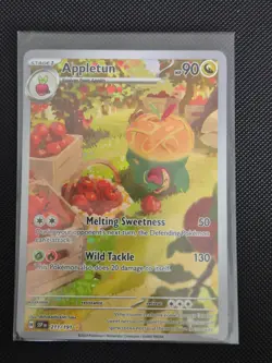 Pokemon TCG Appletun 211/191 Surging Sparks IR NM - Image 1