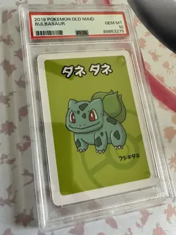 PSA 10 2019 Pokemon Japanese Babanuki Old Maid Bulbasaur Gem mint - Image 1