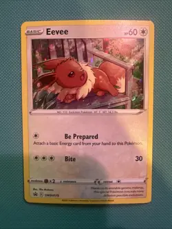 Eevee Cosmos Holo SWSH175 Sword & Shield Black Star Promo Pokemon Card NM/M - Image 2