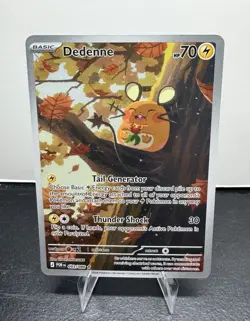 Pokemon TCG Dedenne Basic Thunder Card 093/088 2026 EN 70 HP Tail Generator - Image 1