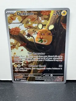 Pokemon TCG Dedenne Basic Thunder Card 093/088 2026 EN 70 HP Tail Generator - Image 2