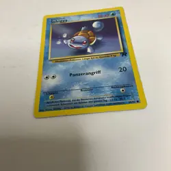 Pokemon GERMAN Schiggy Squirtle Team Rocket 68/82 Pokemon TCG Card Vintage LP - Image 3