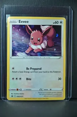 Eevee SWSH127 Black Star Promo 2021 Rare Holo Foil Pokemon TCG Card - NM - Image 2