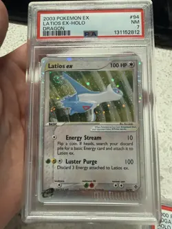 Pokemon Latios EX Dragon TCG Holo Rare Card 94/97 3 Swirls (MINT REGRADE IT) - Image 1