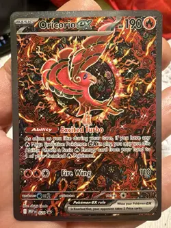 Oricorio EX 190 HP 024 Me: Mega Evolution Promo Holo English Pokemon Card - Image 1