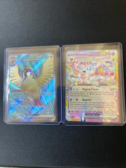 Pidgeot ex SR 128/108 SV3 Japanese Pokemon Card And Sylveon Ex - Image 1