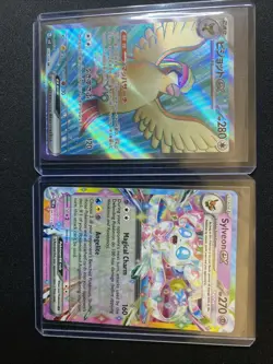 Pidgeot ex SR 128/108 SV3 Japanese Pokemon Card And Sylveon Ex - Image 2