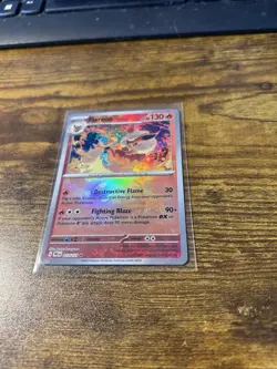 Pokemon TCG Flareon Master Ball Reverse Holo Card 013/131 Prismatic Evolutions - Image 1