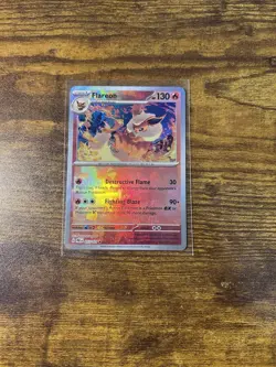 Pokemon TCG Flareon Master Ball Reverse Holo Card 013/131 Prismatic Evolutions - Image 2