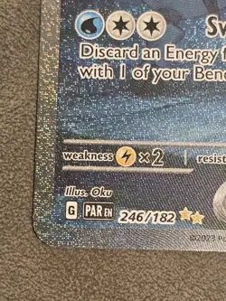 Pokemon TCG Golisopod EX Paradox Rift Holo Double Rare Card 246/182 - Image 2