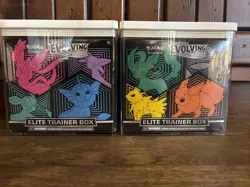 Pokemon TCG Sword & Shield Evolving Skies Elite Trainer Boxes - Set of 2 W Case - Image 1
