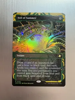 Veil Of Summer - 60 - MTG: Secrets of Strixhaven - Rare - FOIL - Image 1