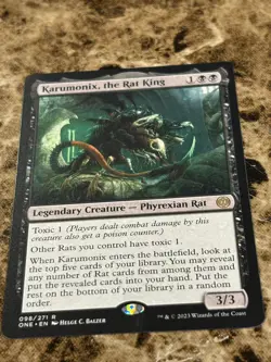 KARUMONIX, THE RAT KING Magic MTG Phyrexia: All Will Be One - Image 1