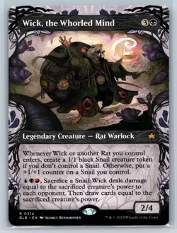 WICK, THE WHORLED MIND (SHOWCASE) 314 RARE BLOOMBURROW MAGIC: THE GATHERING NM - Image 1