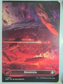 Mountain (Borderless) - L265 - MTG - Edge of Eternities (EOE) - Image 1