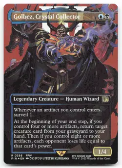 Golbez, Crystal Collector (Borderless) 395 FINAL FANTASY NM R Foil - Image 1