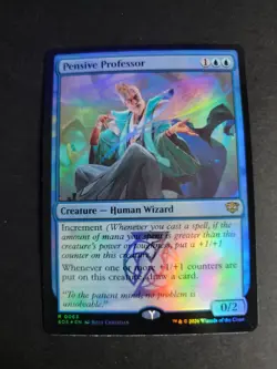 Pensive Professor (Foil) Rare MTG Secrets of Strixhaven - Image 1