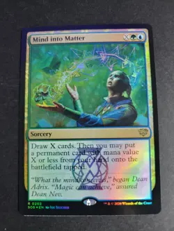 Mind into Matter (Foil) Rare MTG Secrets of Strixhaven - Image 1