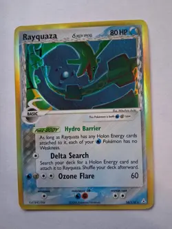 Pokemon Rayquaza Delta Species Holo 16/110 Ex Holon Phantoms LP/ NM - Image 3